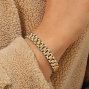 Luxury Gold & Silver Bracelet