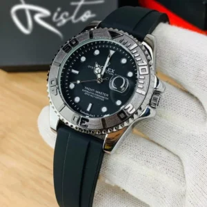 Men's Rolex Submariner Gold Black Water Resistant Watch